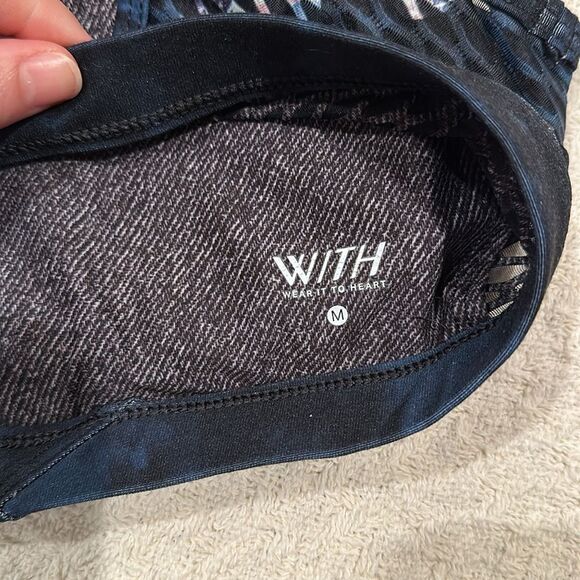 Peloton WITH Wear It To Heart Women’s High Neck Bra 2.0 Asteroid Size Medium - Picture 3 of 3